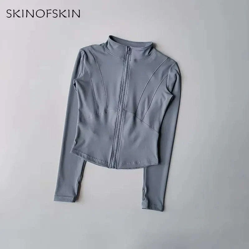 Women's Quick Dry Yoga Jacket with Seamless Comfort - Image 27