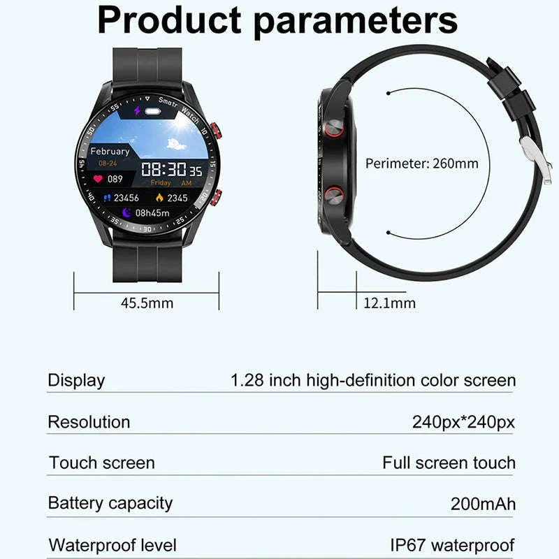 GT Series 1.53" IPS Fitness Tracker Smart Watch - Image 7