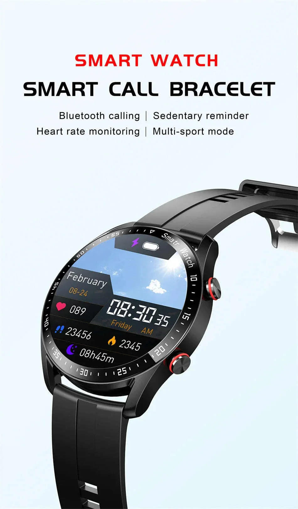 GT Series 1.53" IPS Fitness Tracker Smart Watch - Image 8