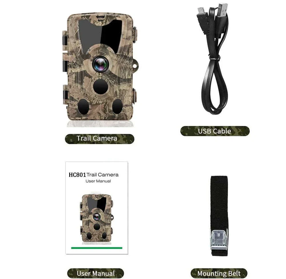 20MP 1080P Trail Camera with Night Vision and IP66 Waterproof - Image 6