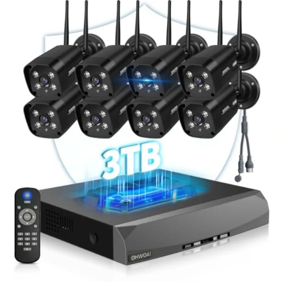 Outdoor Wireless Security Camera System with Dual Antennas - Image 7