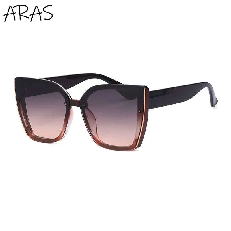 Oversized Cat Eye Sunglasses for Women with UV400 Protection - Image 32