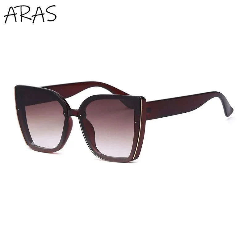 Oversized Cat Eye Sunglasses for Women with UV400 Protection - Image 35