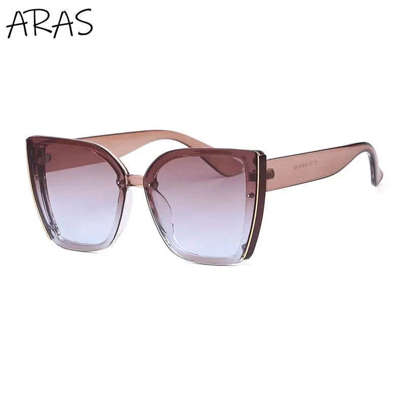 Oversized Cat Eye Sunglasses for Women with UV400 Protection - Image 36