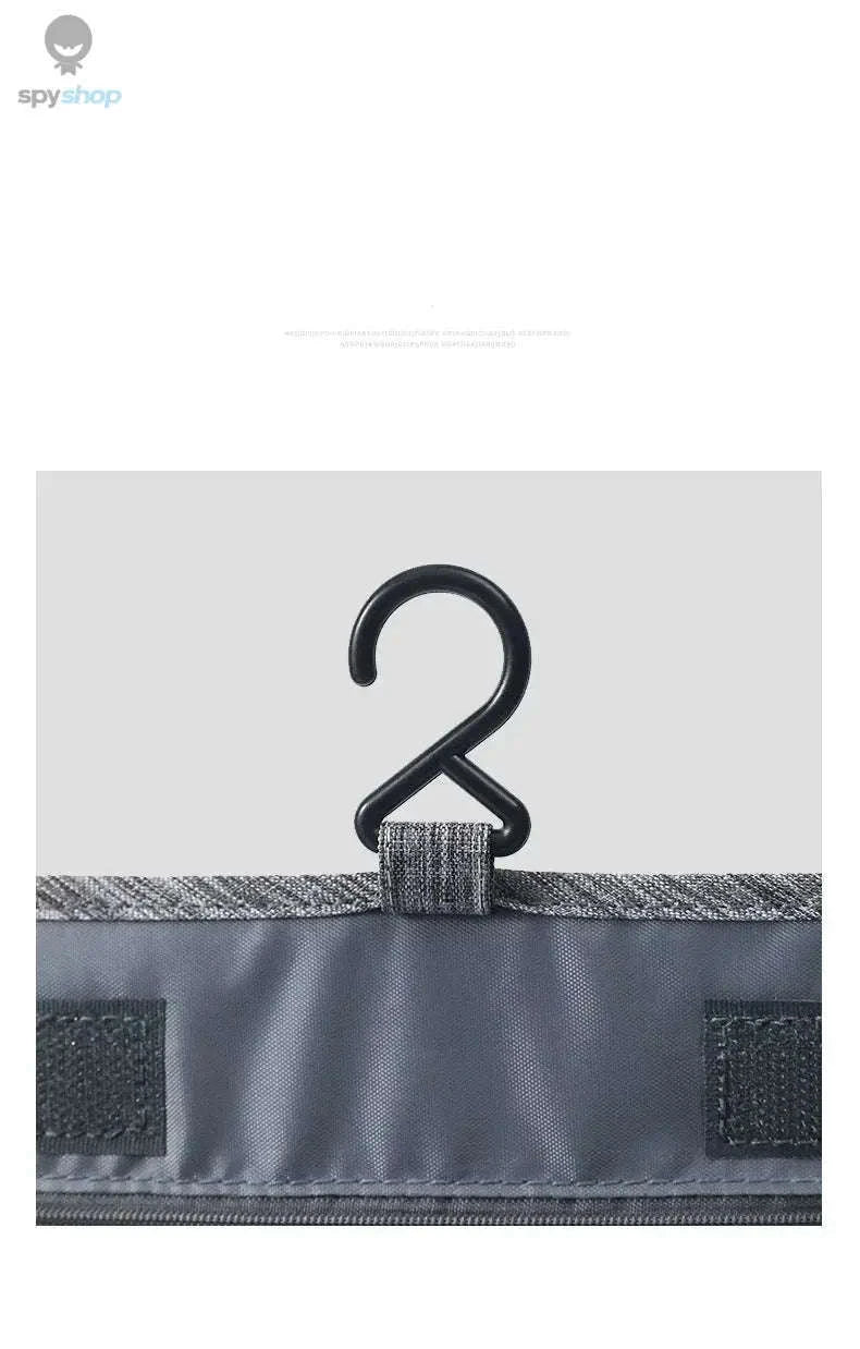 Travel Toiletry Bag with Hanging Hook and Organized Storage - Image 11