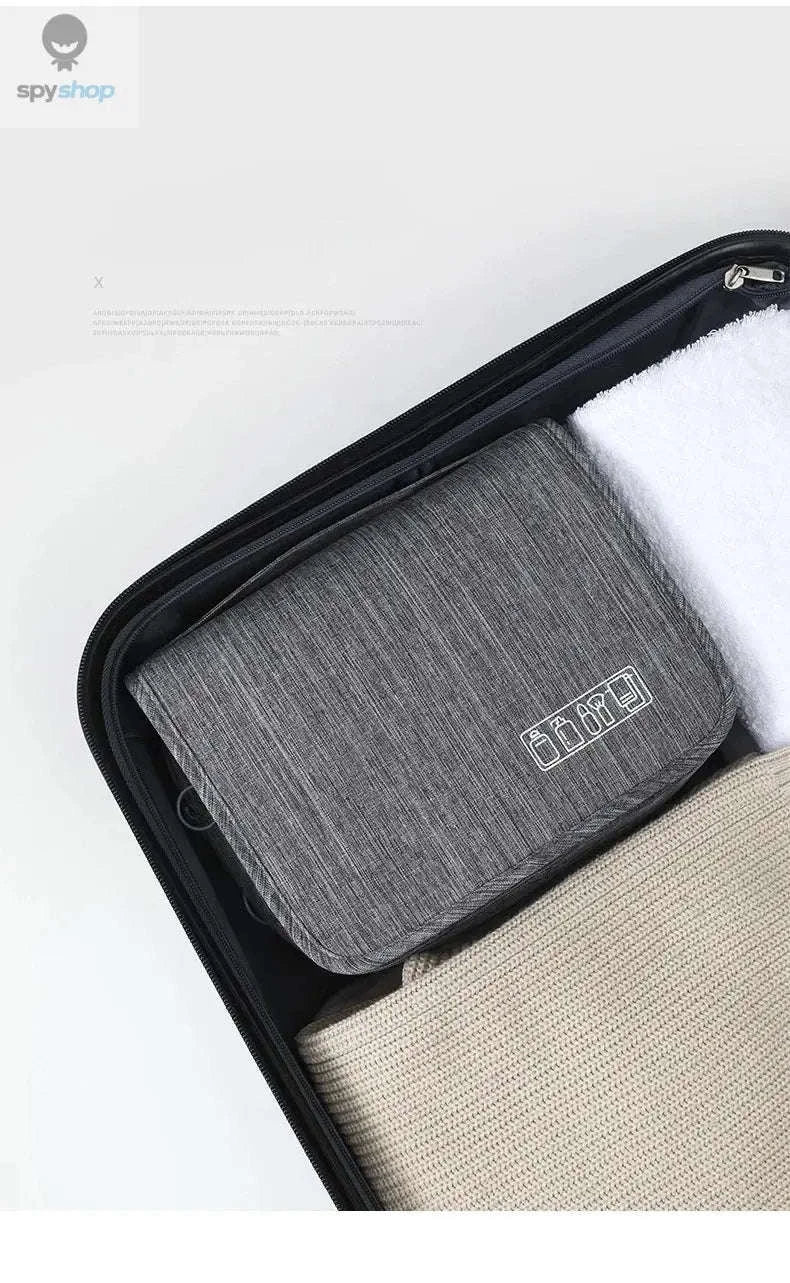 Travel Toiletry Bag with Hanging Hook and Organized Storage - Image 12
