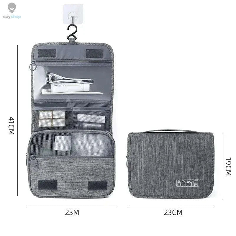Travel Toiletry Bag with Hanging Hook and Organized Storage - Image 18