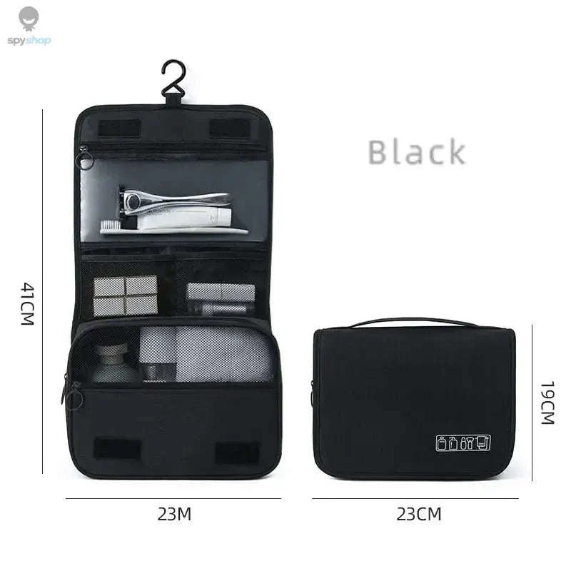 Travel Toiletry Bag with Hanging Hook and Organized Storage - Image 19