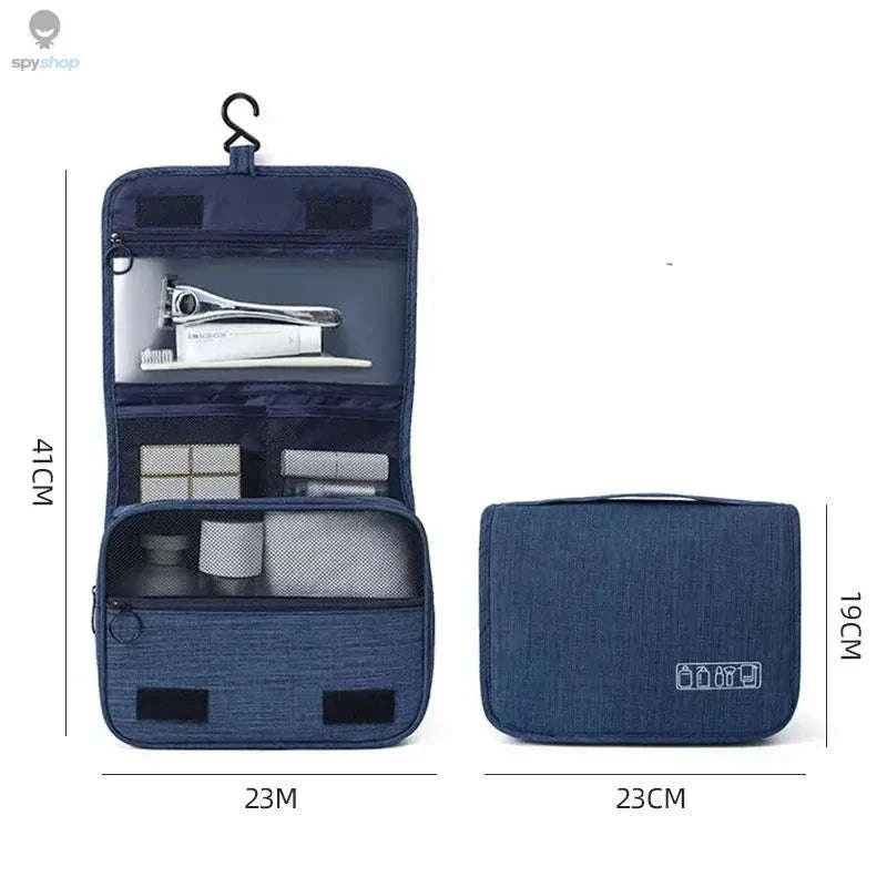 Travel Toiletry Bag with Hanging Hook and Organized Storage - Image 20
