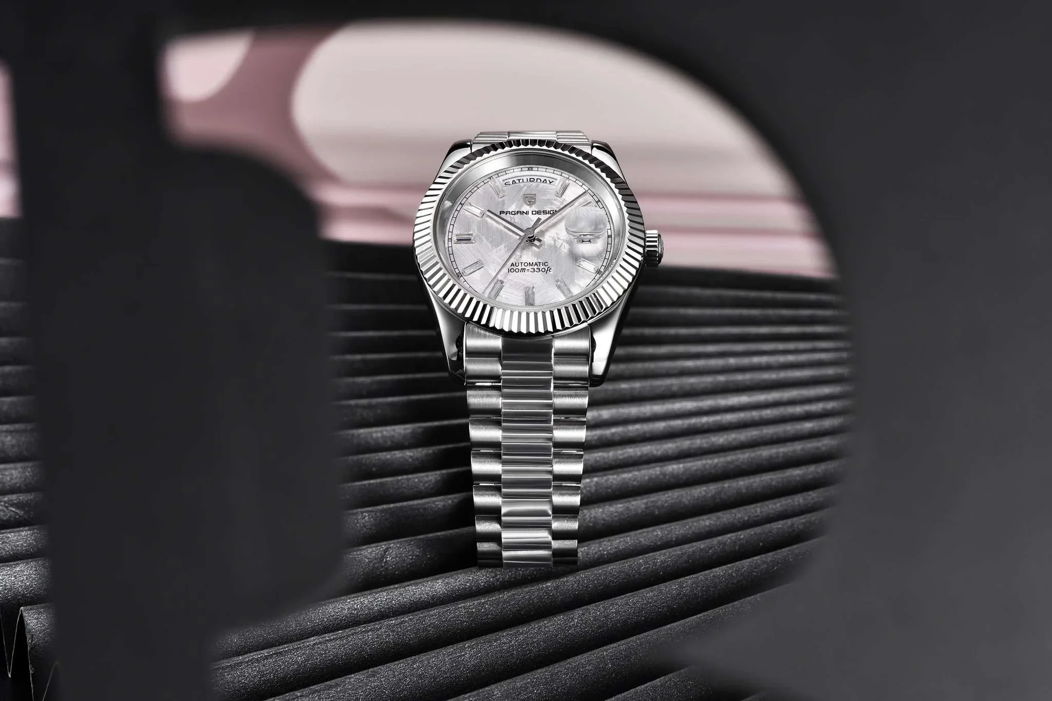 Pagani Design Automatic Gold Watch 40MM Sapphire Steel Waterproof - Image 30