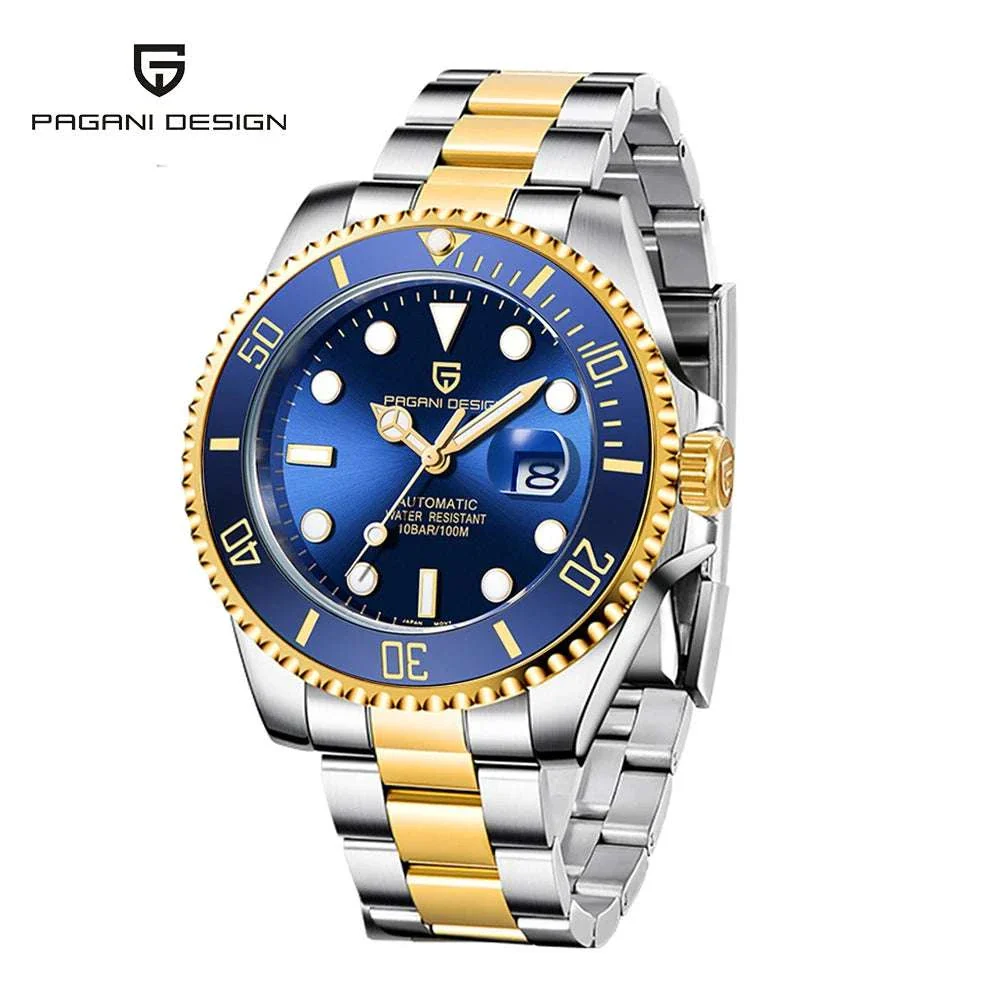 Pagani Design Automatic Dive Watch 10Bar Sapphire Steel Men - Image 22