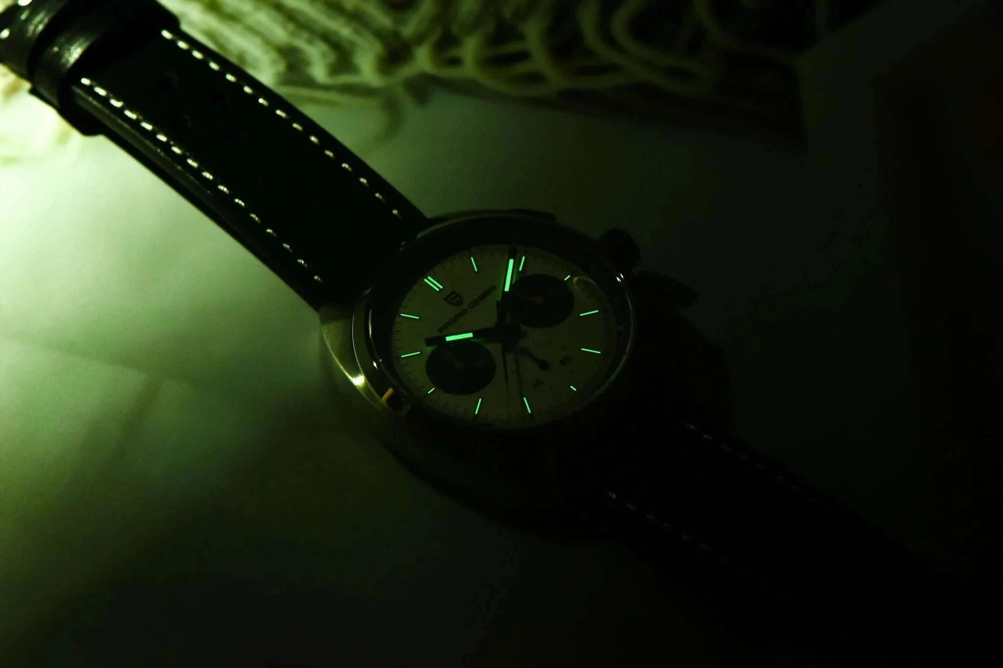 Pagani Design Panda Dial Chronograph Watch Sapphire Steel 10Bar - Image 10