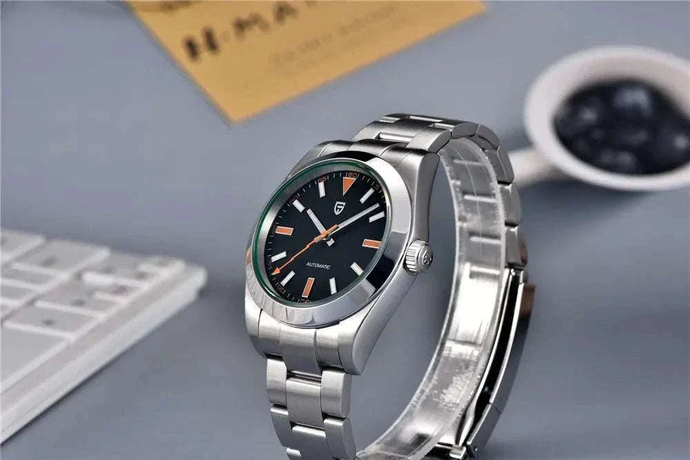 Pagani Design Green Sapphire Automatic Watch Stainless Steel 100M - Image 17