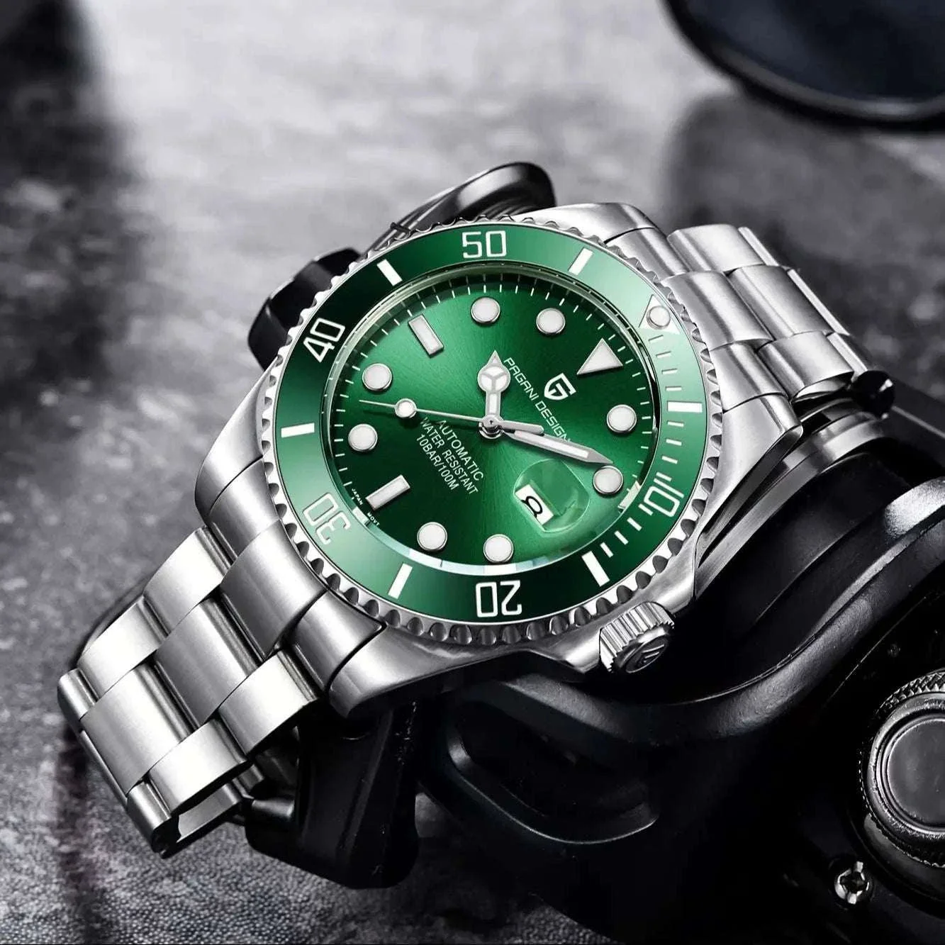 Men’s Automatic Mechanical Watch Stainless Steel 100M Waterproof - Image 5