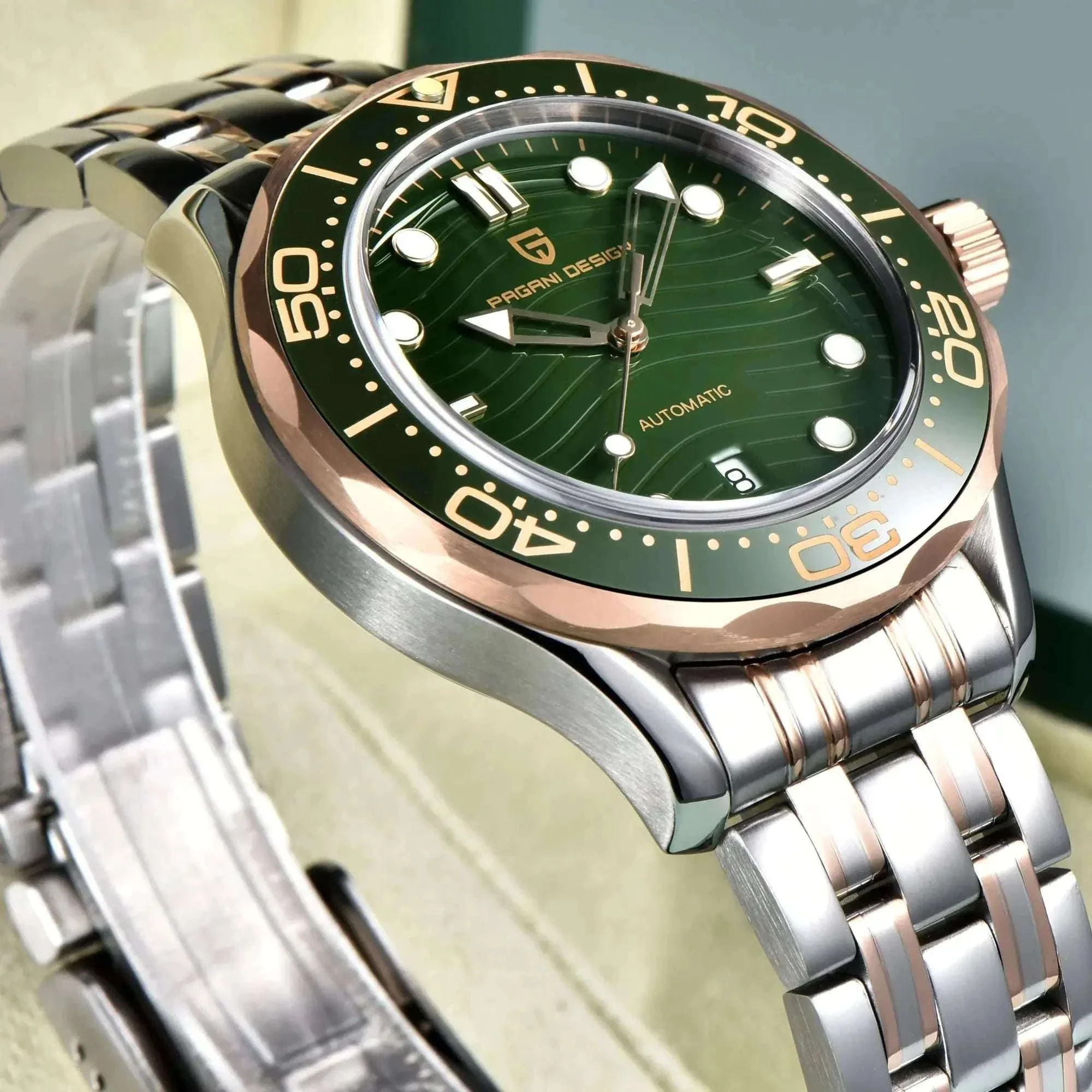 Pagani Design PD-1685 Automatic Dive Watch Sapphire 200M - Image 2
