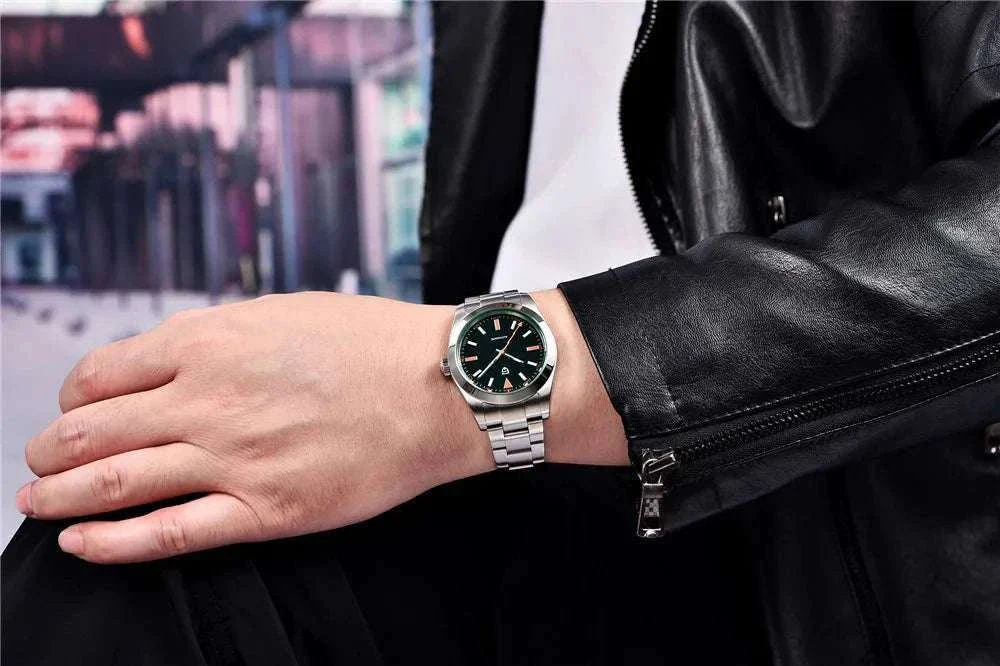 Pagani Design Automatic Men's Watch Green Dial Sapphire Crystal - Image 13