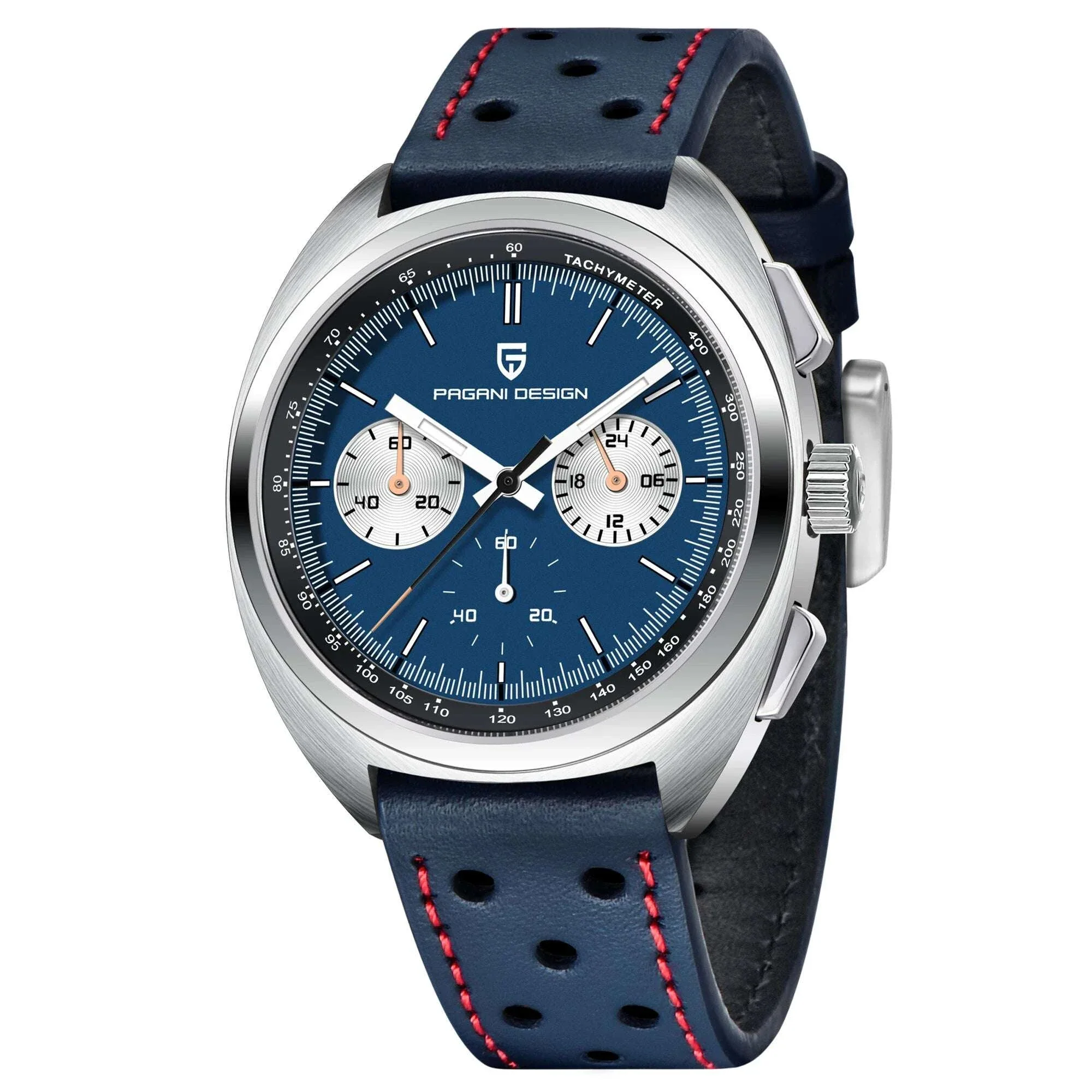 Pagani Design Panda Dial Chronograph Watch VK63 Sapphire - Image 32