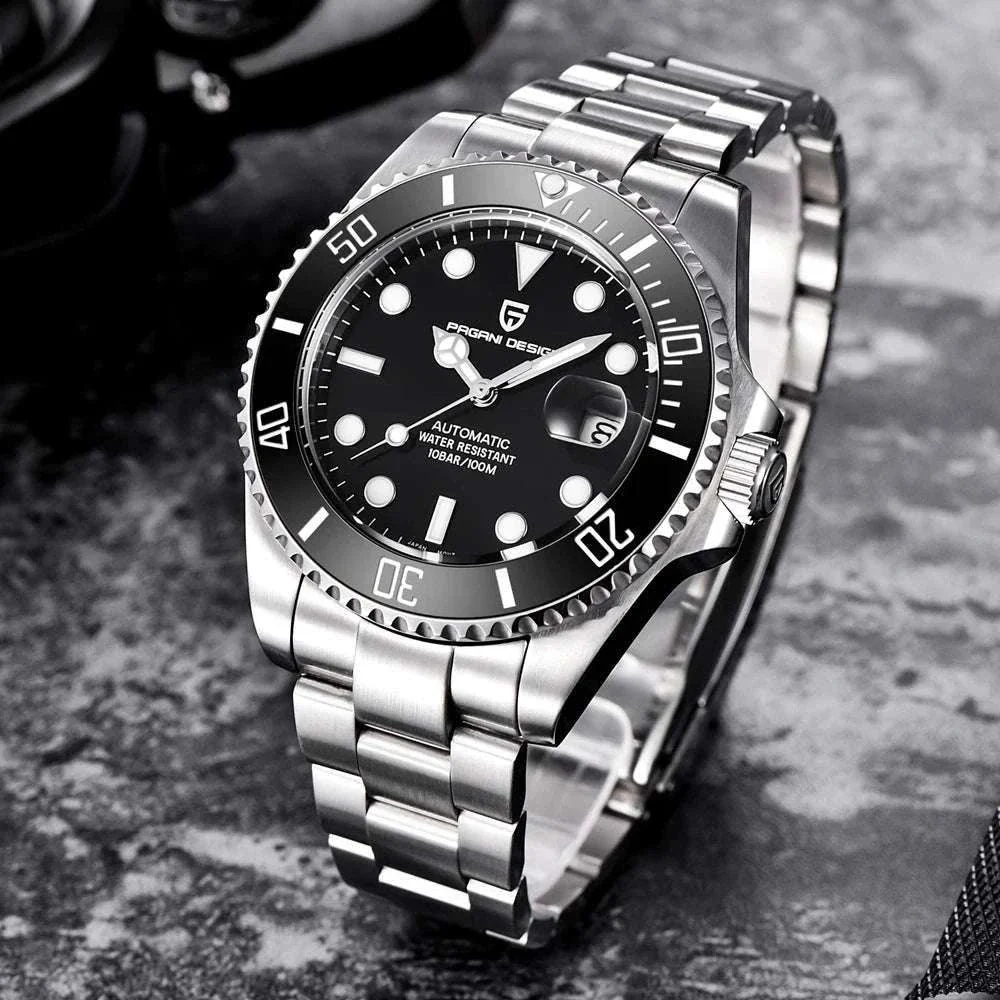 Men’s Automatic Mechanical Watch Sapphire Steel 10Bar Waterproof - Image 4