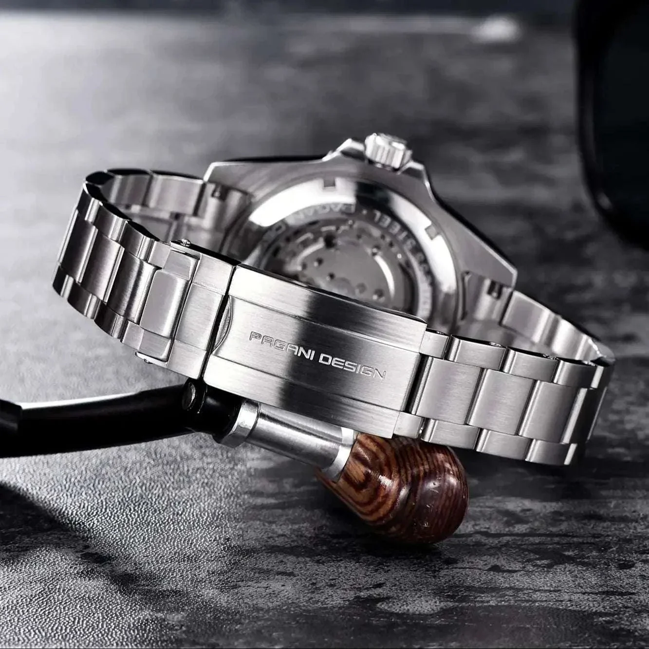 Men’s Automatic Mechanical Watch Sapphire Steel 10Bar Waterproof - Image 5