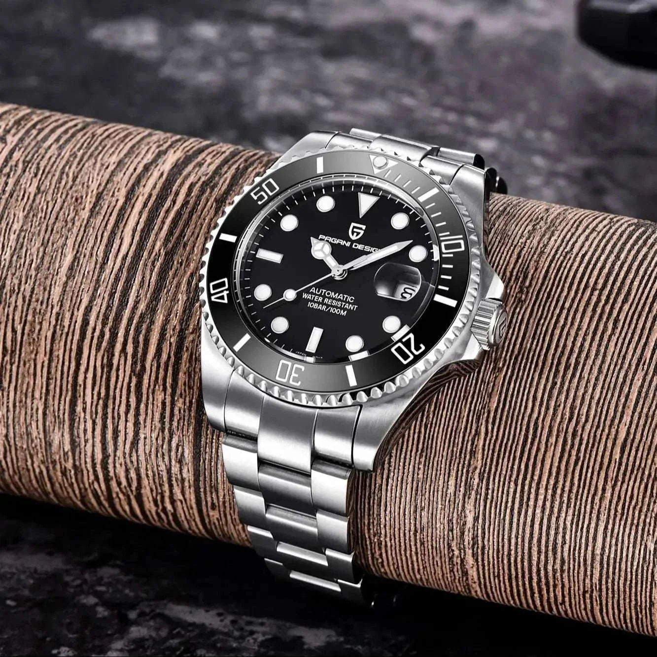 Men’s Automatic Mechanical Watch Sapphire Steel 10Bar Waterproof - Image 6