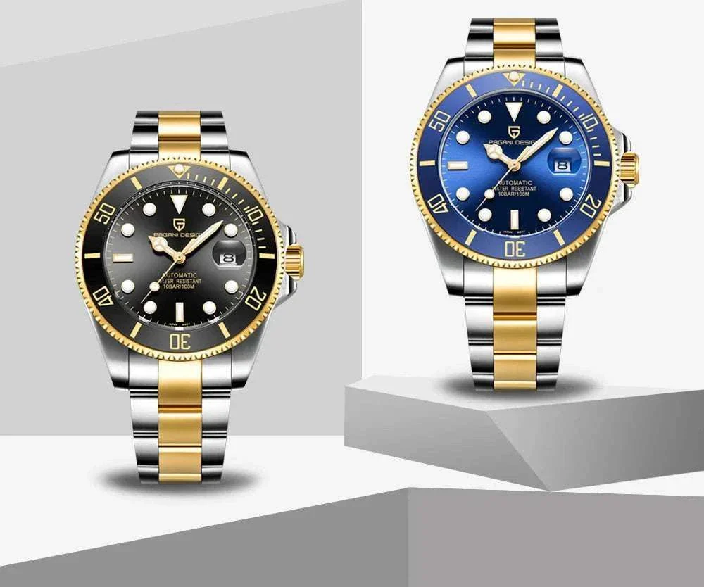 Men’s Automatic Mechanical Watch Sapphire Steel 10Bar Waterproof - Image 9