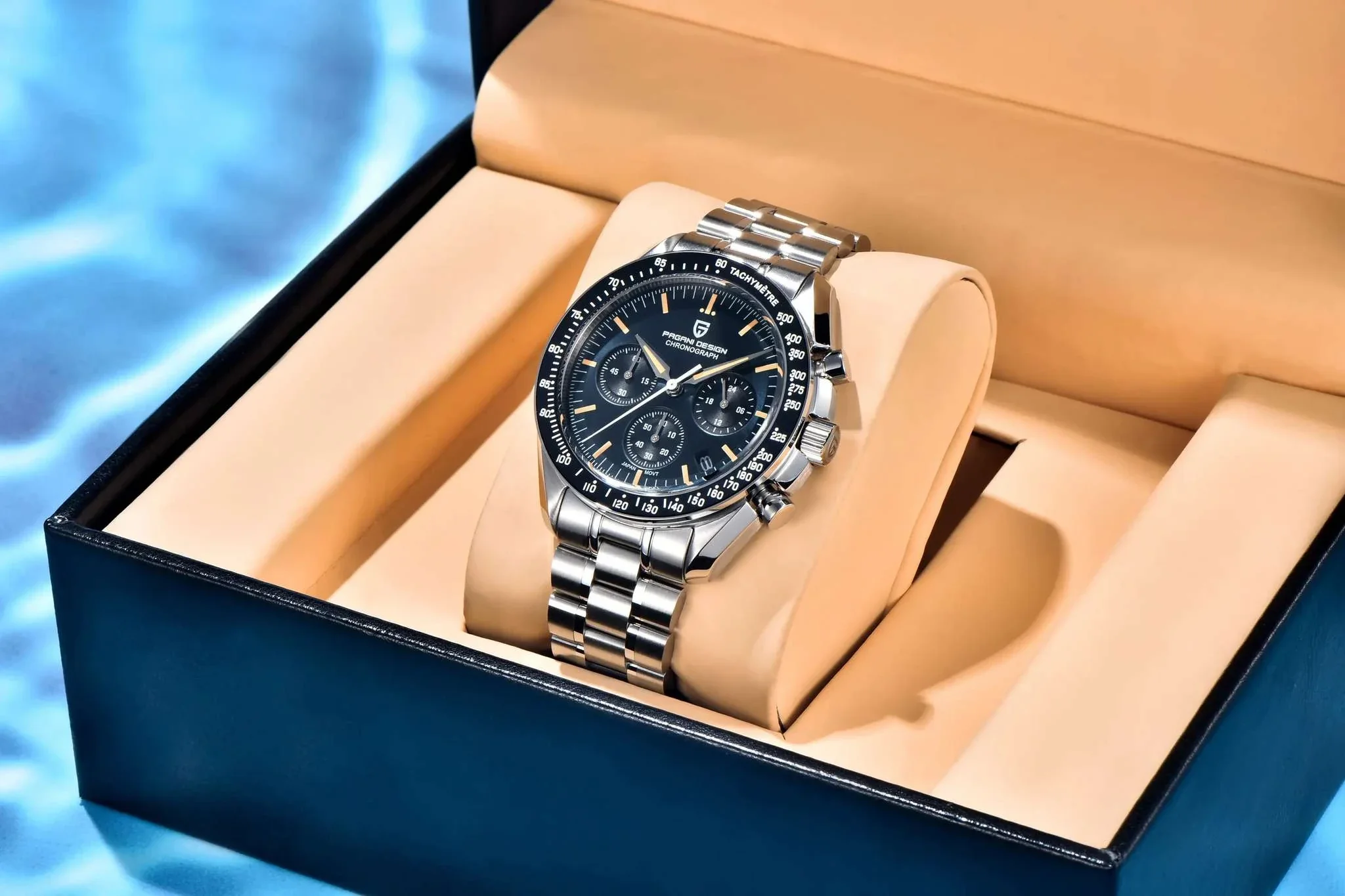 Pagani Design PD1701 Moonwatch Chronograph Sapphire Steel Watch - Image 19