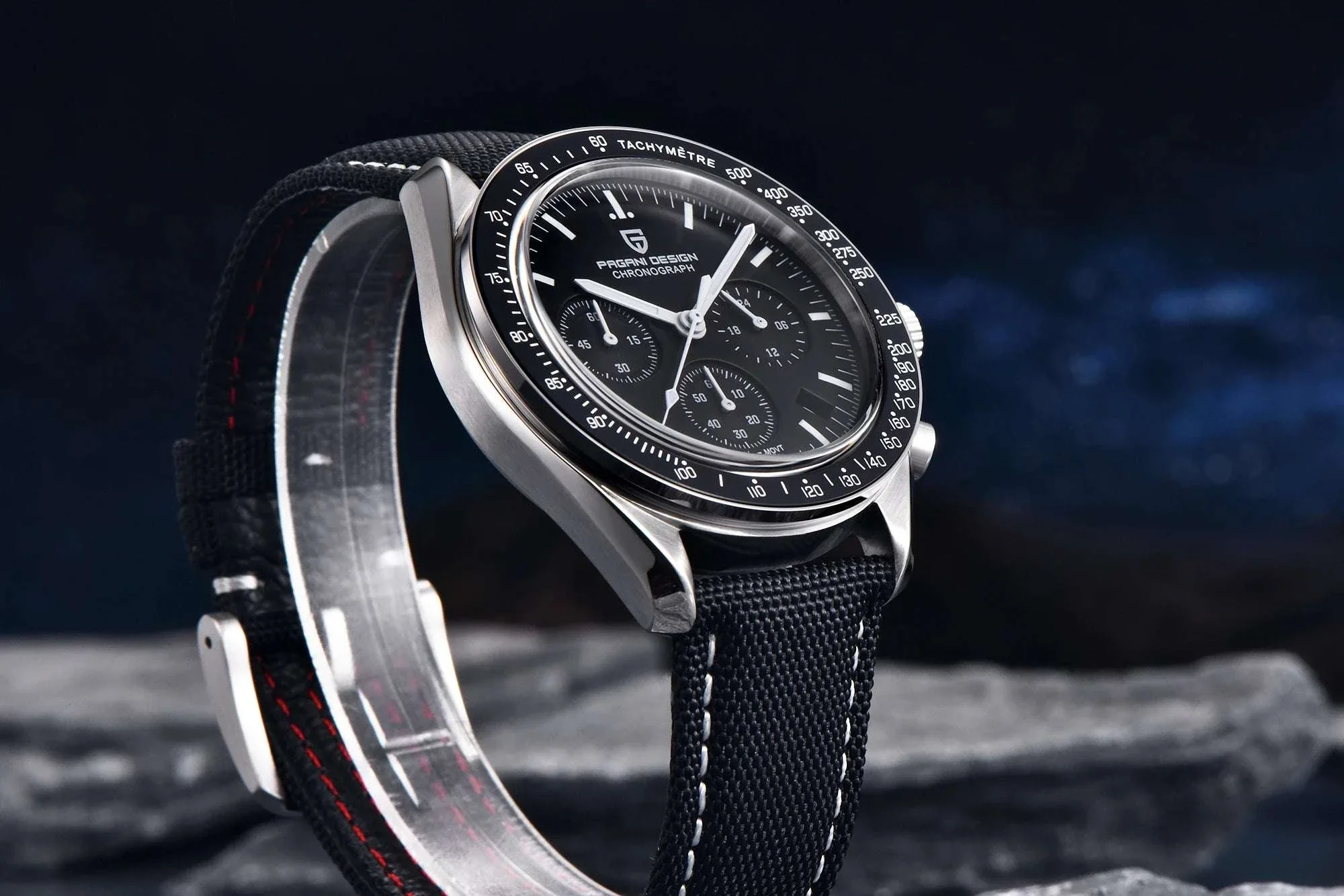 Pagani Design PD1701 Moonwatch Chronograph Sapphire Steel Watch - Image 29