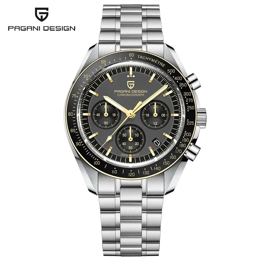 Pagani Design PD1701 Moonwatch Chronograph Sapphire Steel Watch - Image 40