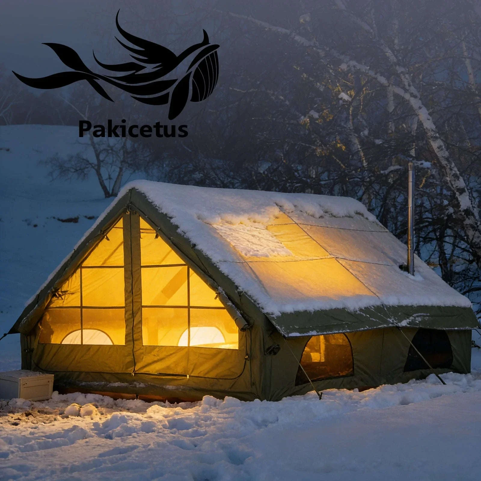 Inflatable Camping Tent for 4-8 Persons with Carry Bag - Image 7
