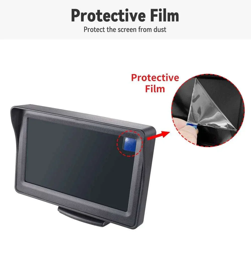 4.3" HD Backup Camera System with Monitor for Car & Truck - Image 15