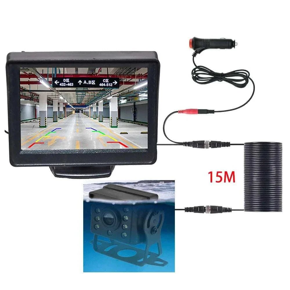 4.3" HD Backup Camera System with Monitor for Car & Truck - Image 20