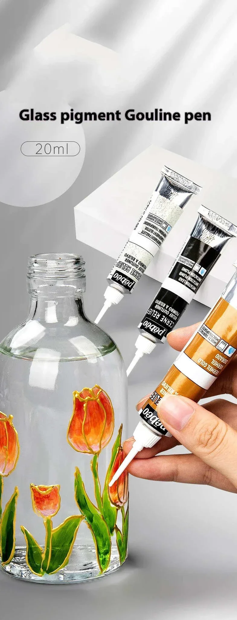 Pebeo Waterproof Acrylic Paint Tube 20ml - Image 7