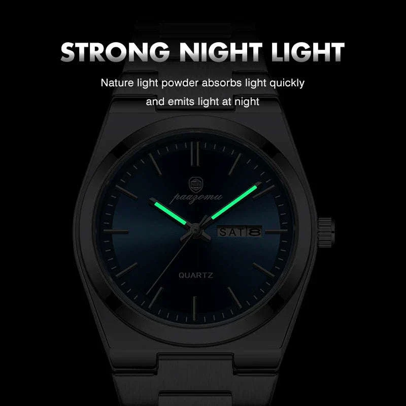 Luxury Sport Quartz Watch for Men with Luminous Dial - Image 2