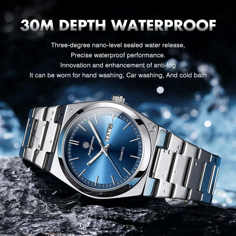 Luxury Sport Quartz Watch for Men with Luminous Dial - Image 3