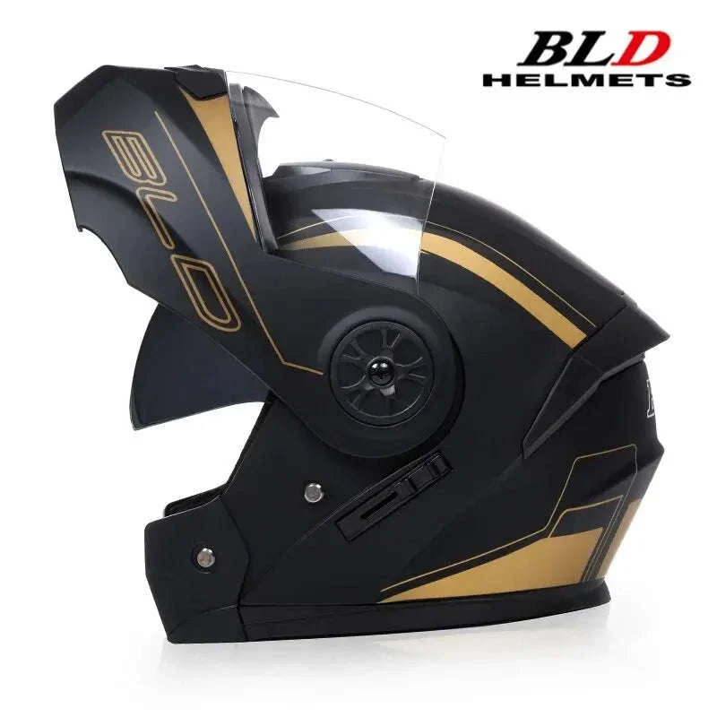 Dual Lens Motorcycle Helmet for Clear Vision and Protection