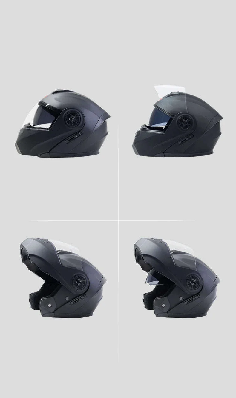 Dual Lens Motorcycle Helmet for Clear Vision and Protection - Image 15