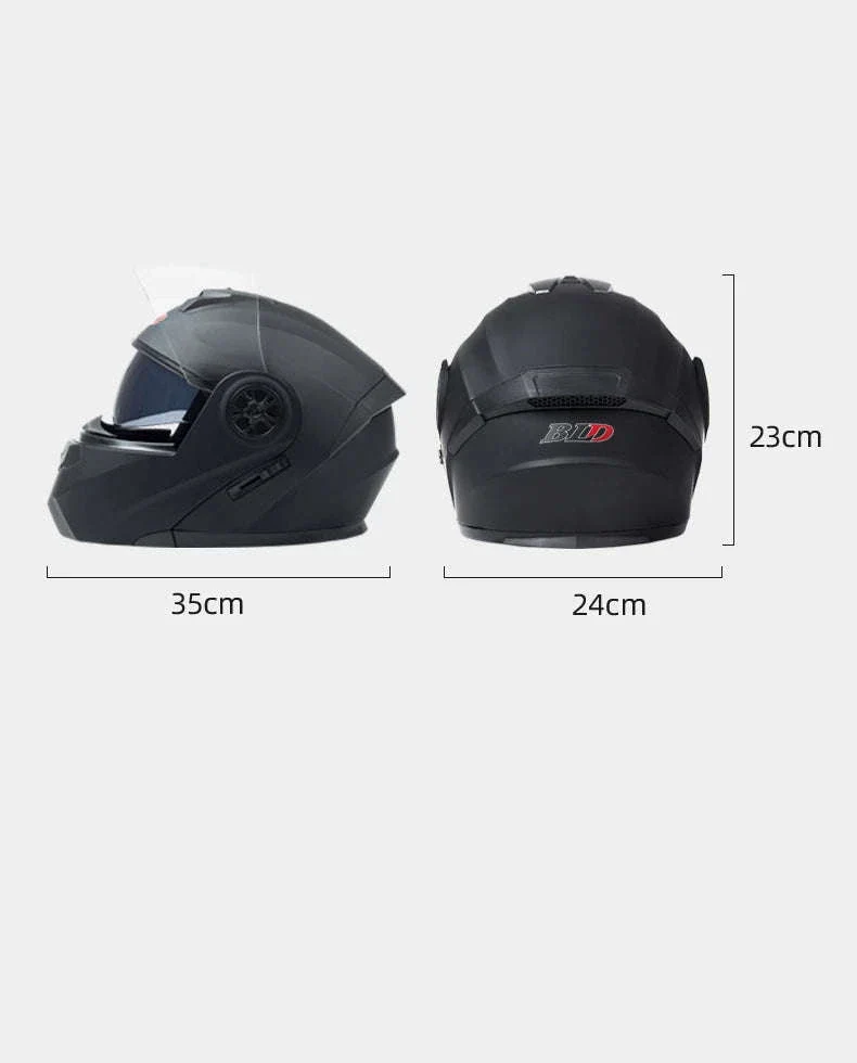 Dual Lens Motorcycle Helmet for Clear Vision and Protection - Image 18