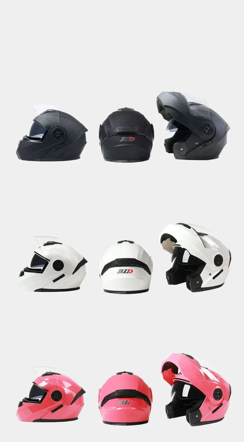 Dual Lens Motorcycle Helmet for Clear Vision and Protection - Image 19