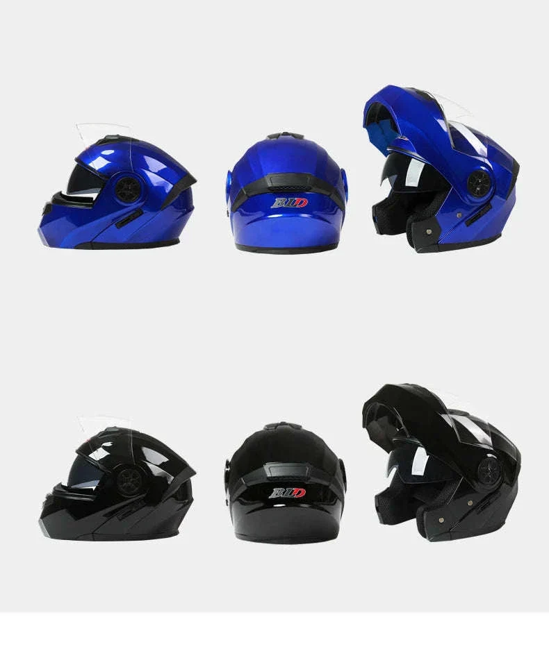 Dual Lens Motorcycle Helmet for Clear Vision and Protection - Image 21
