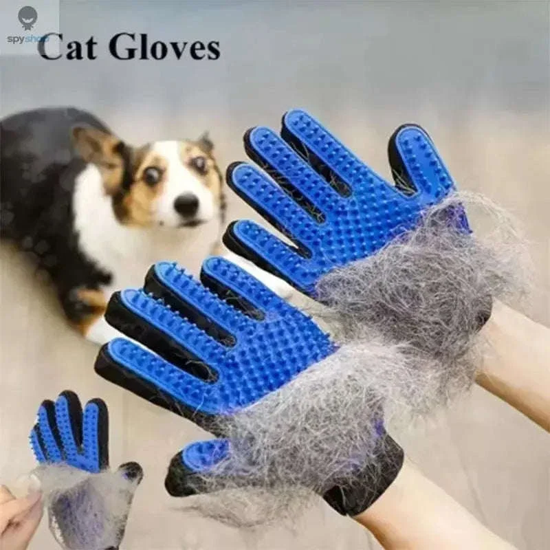 Pet Hair Glove Comb for Gentle Shedding Control