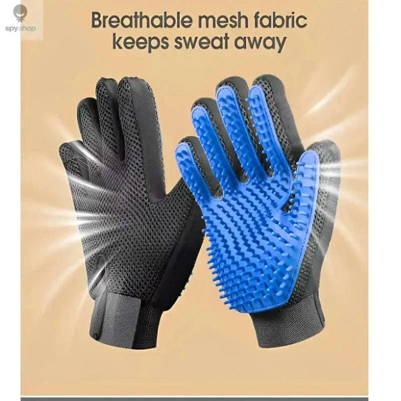 Pet Hair Glove Comb for Gentle Shedding Control - Image 4