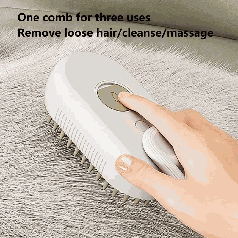 Pet Spray Hair Comb with Steam Mist Grooming Brush - Image 15