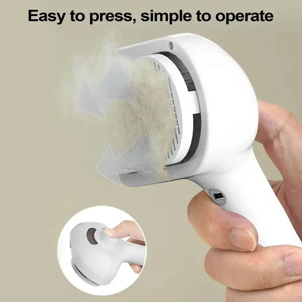 Pet Spray Hair Comb with Steam Mist Grooming Brush - Image 8