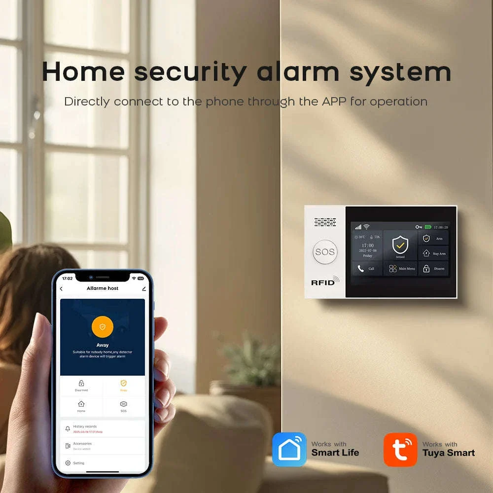 PGST WiFi 4G Tuya Smart Home Alarm System - Image 3