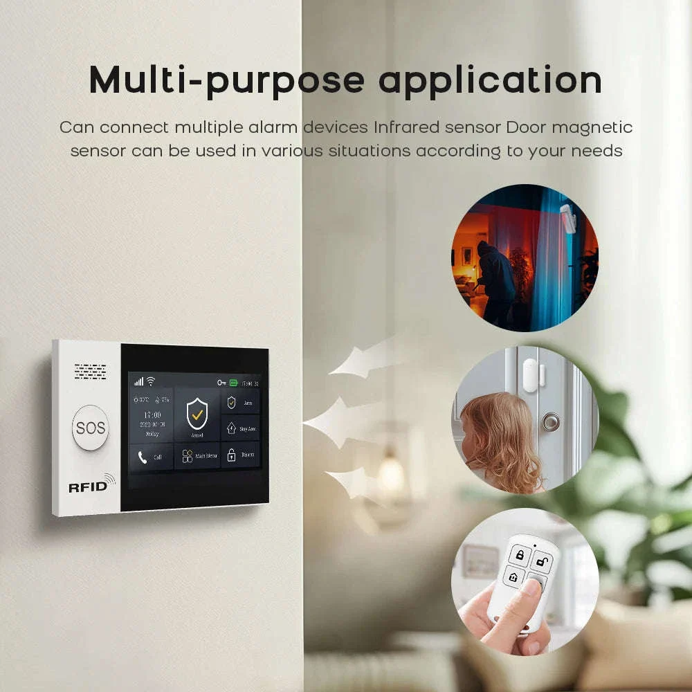 PGST WiFi 4G Tuya Smart Home Alarm System - Image 5