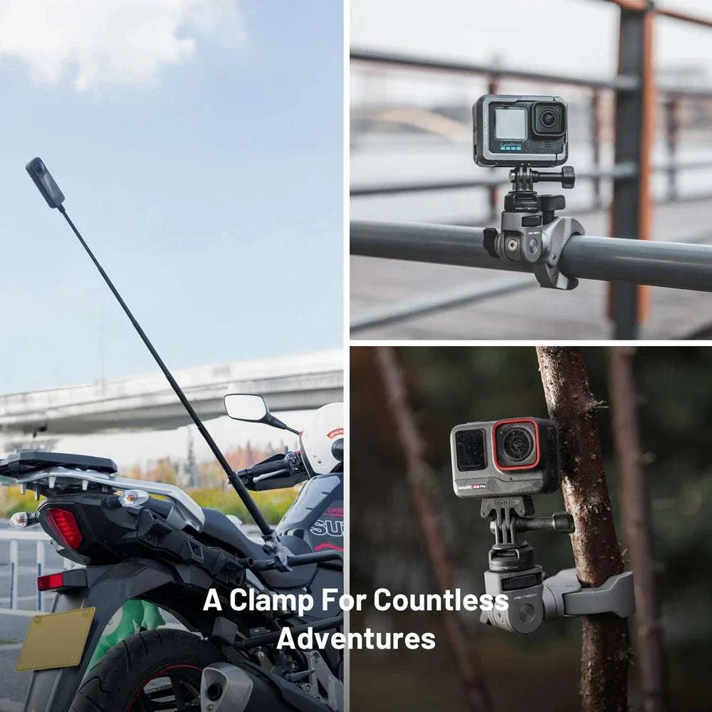 Super Clamp Mount 17–37mm with 1/4" Camera Adapter - Image 3
