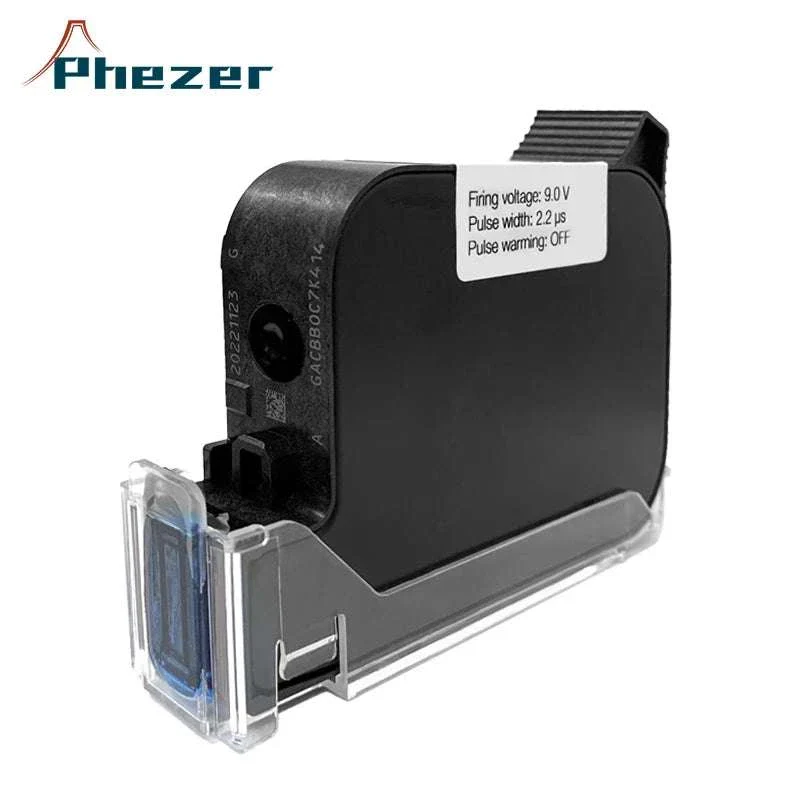 Phezer Quick-Dry Black Ink Cartridge 12.7mm for Handheld Inkjet Printers - Image 3
