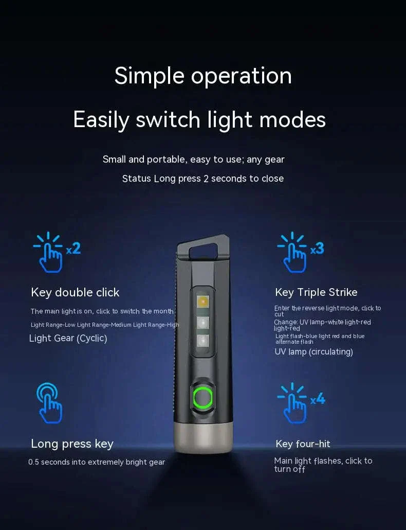 Philips SFL1121 Mini Rechargeable Keychain LED Flashlight - Image 15