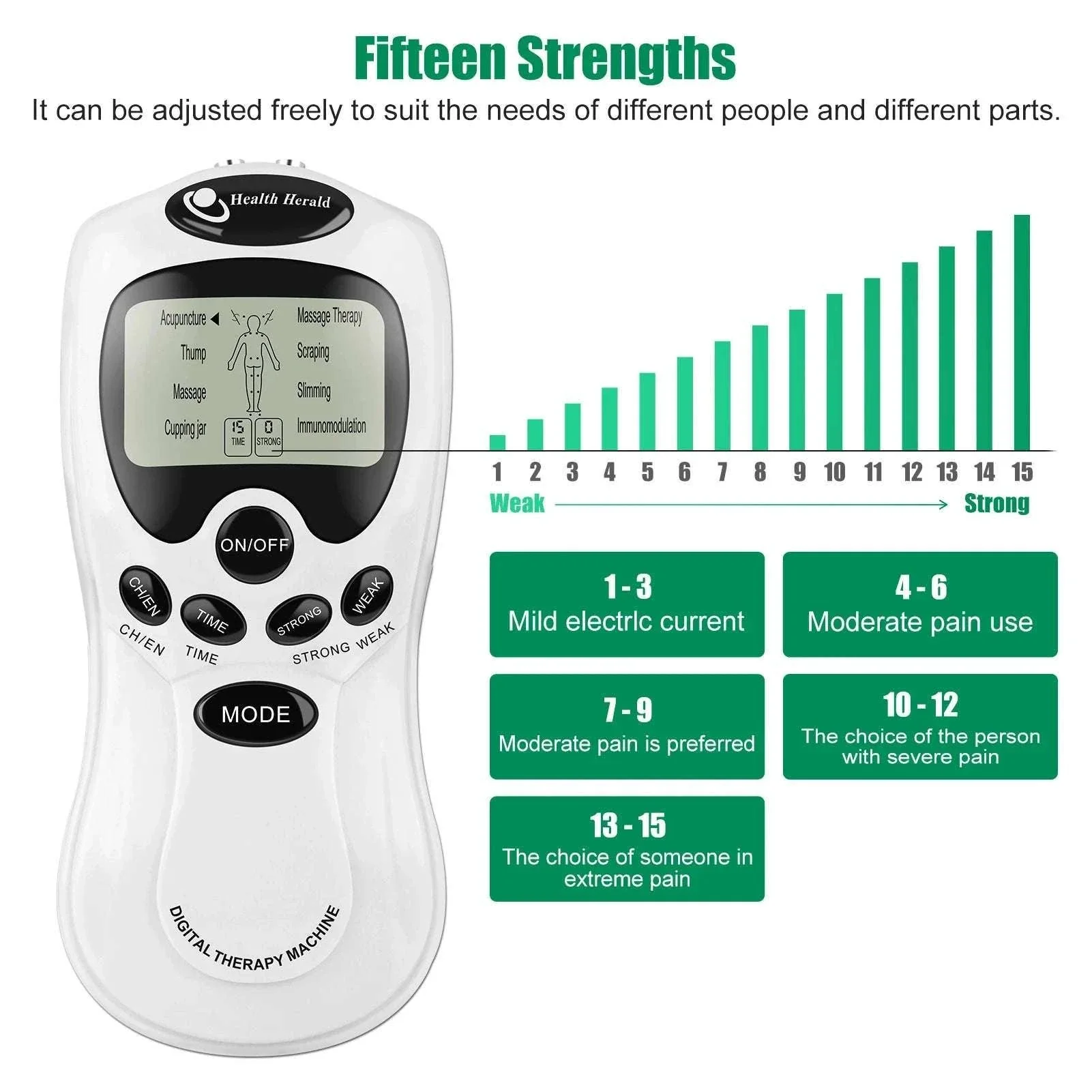 TENS Muscle Stimulator Digital Therapy Device for Home Relief - Image 4