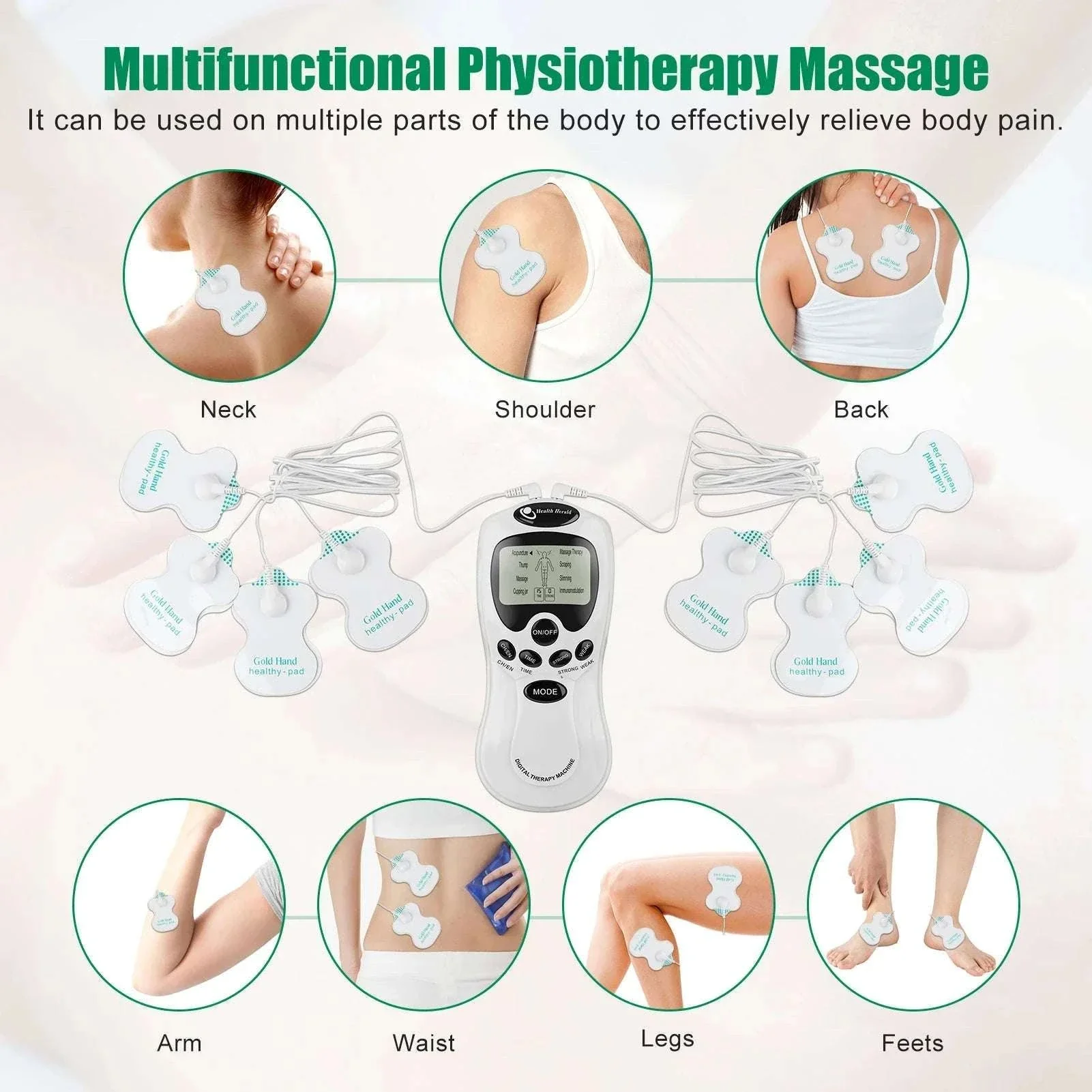 TENS Muscle Stimulator Digital Therapy Device for Home Relief - Image 5